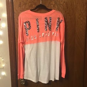 PINK bling long sleeve